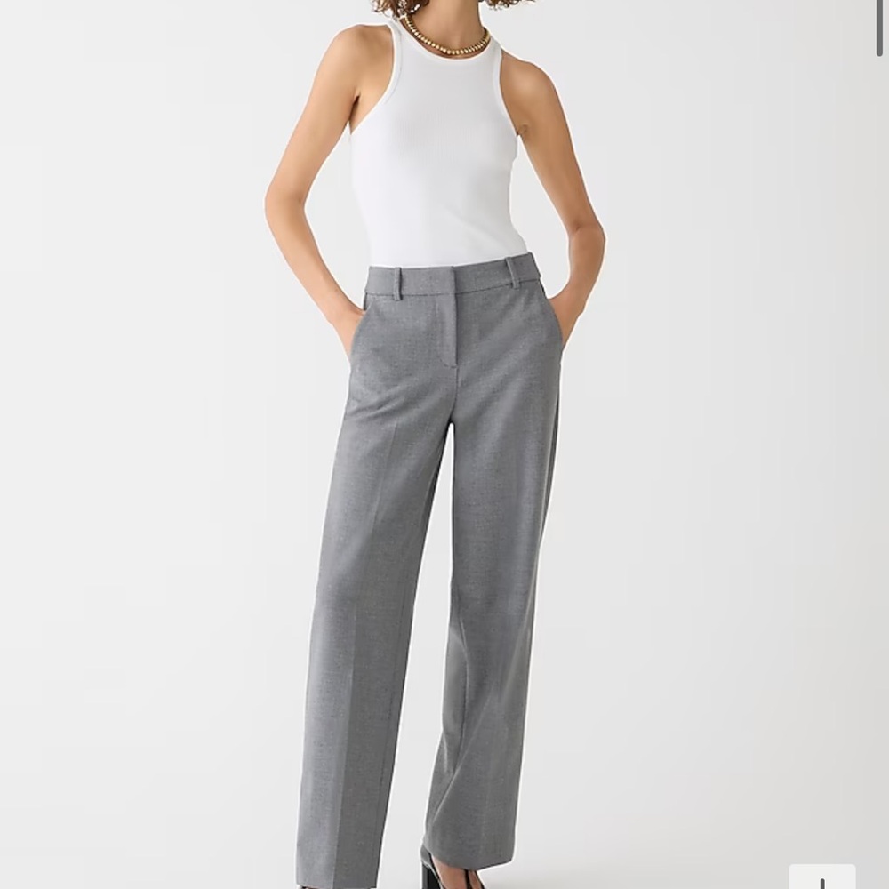 NWT JCrew- Full-length Sydney wide-leg pant in four-season stretch